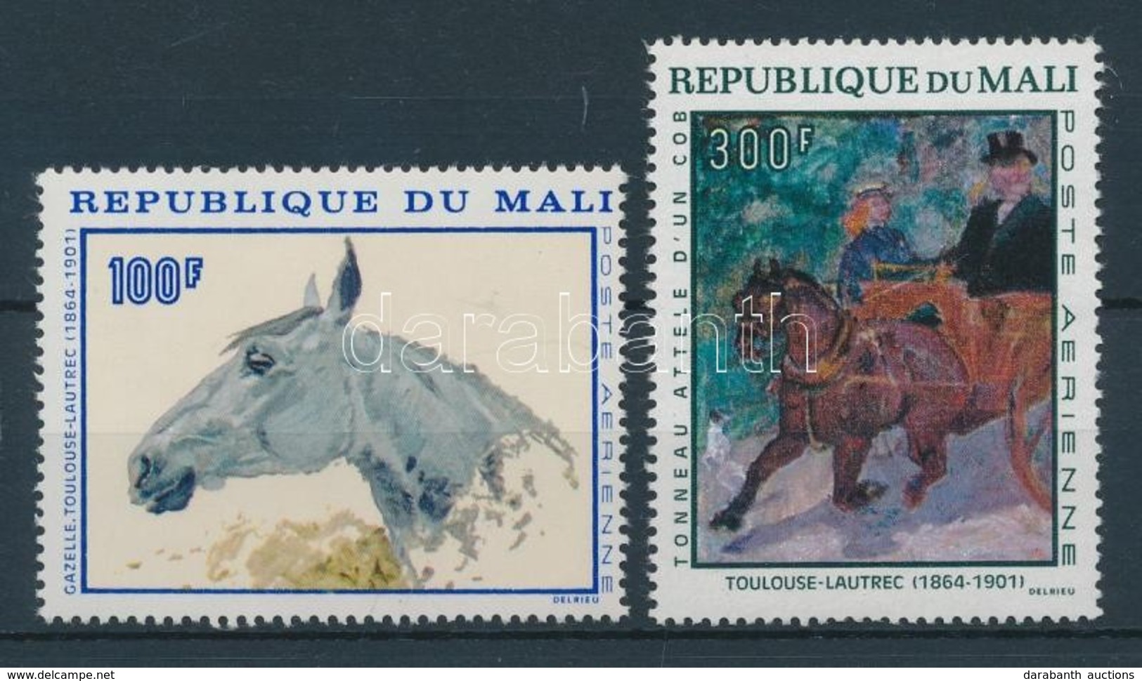 ** 1967 Toulouse-Lautrec Festmények Mi 158-159 - Other & Unclassified