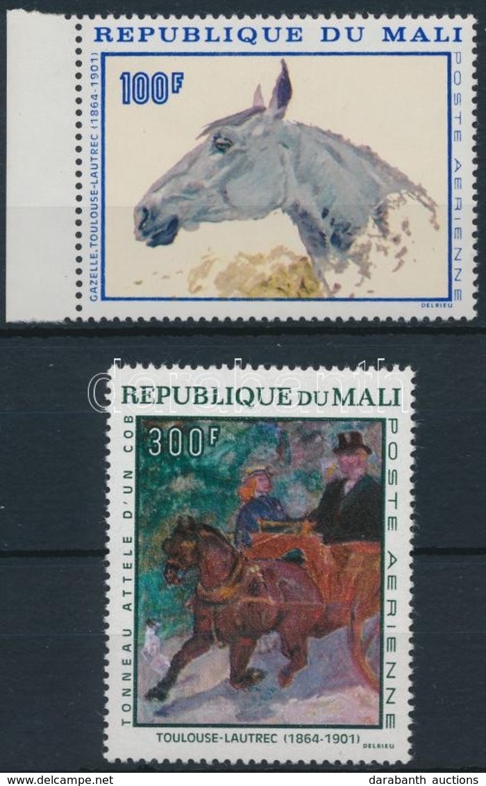 ** 1967 Toulouse-Lautrec Festmények Sor Mi 158-159 - Andere & Zonder Classificatie