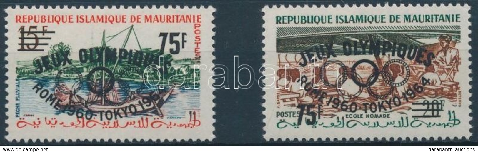 ** 1962 Római Olimpia Sor Felülnyomással Mi I II-II II - Other & Unclassified