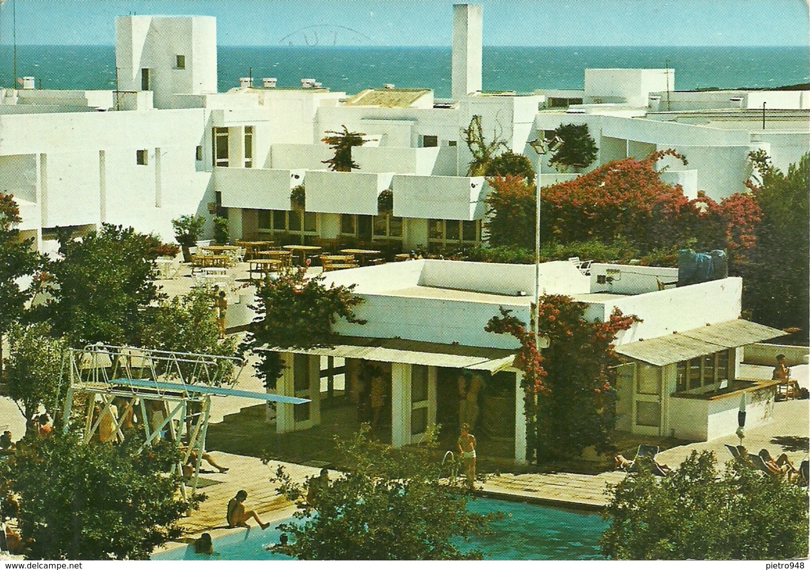 Ostuni (Brindisi) Villaggio Valtur, Ristorante E Piscina Con Il Trampolino, Restaurant And Swimmingpool - Brindisi