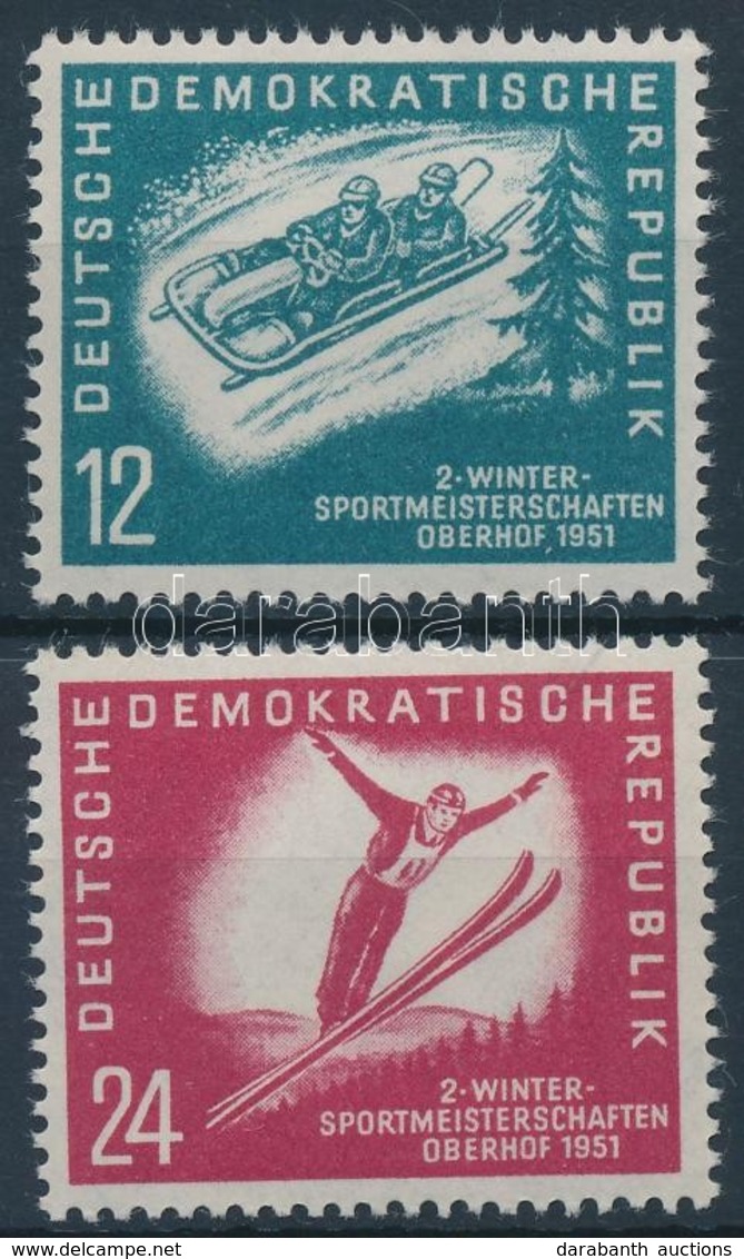 ** 1951 Téli Sport Bajnokság Sor Mi 280-281 - Sonstige & Ohne Zuordnung