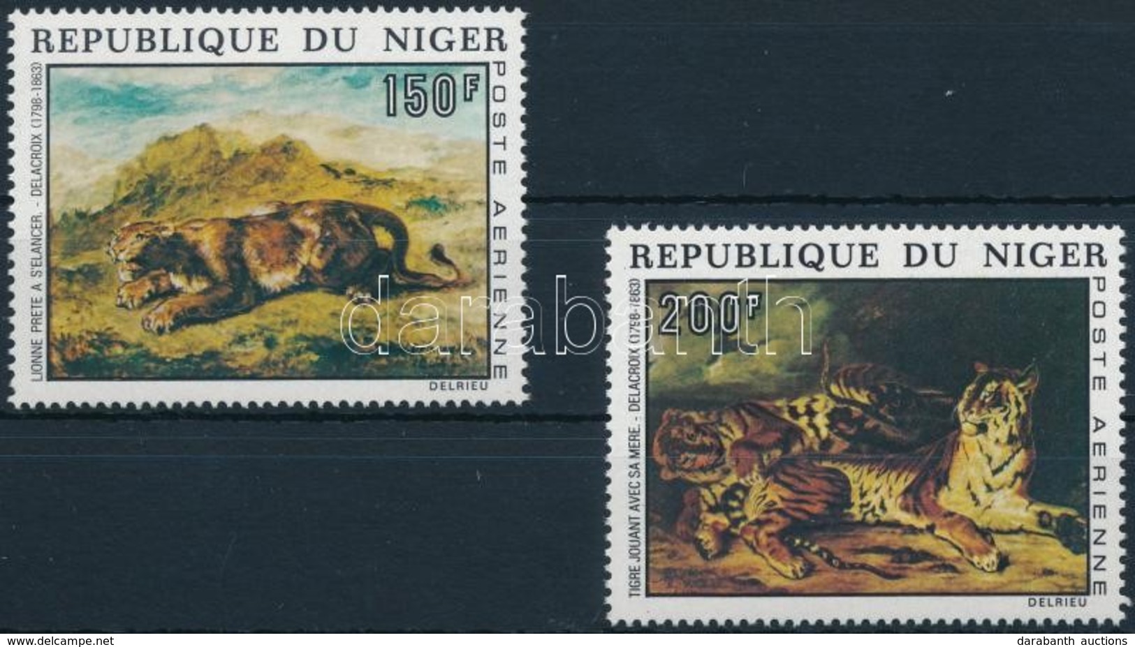 ** 1973 Festmény Sor Mi 381-382 - Other & Unclassified