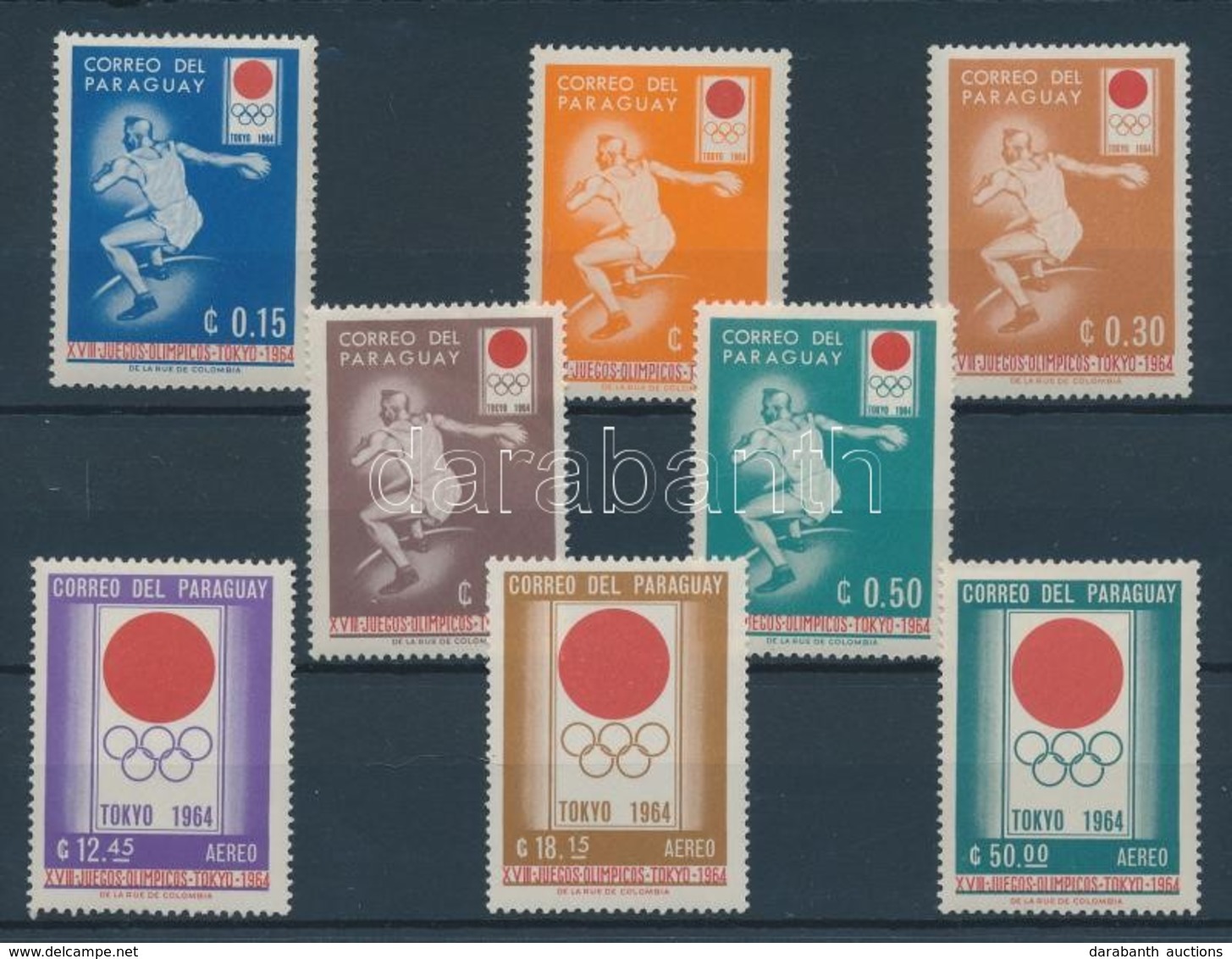 ** 1964 Tokiói Olimpia Mi 1265-1272 - Andere & Zonder Classificatie