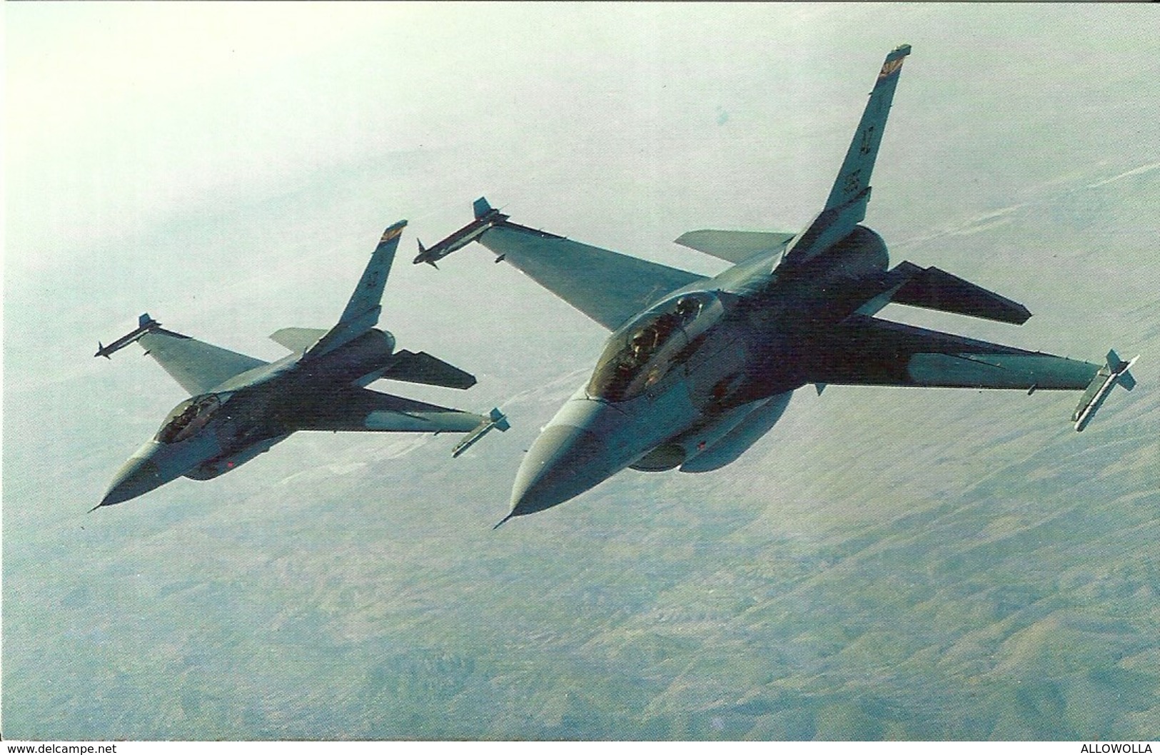 3666 "F-16D & C FIGHTING FALCONS" CARTOLINA POSTALE ORIG. NON SPEDITA - 1946-....: Modern Era