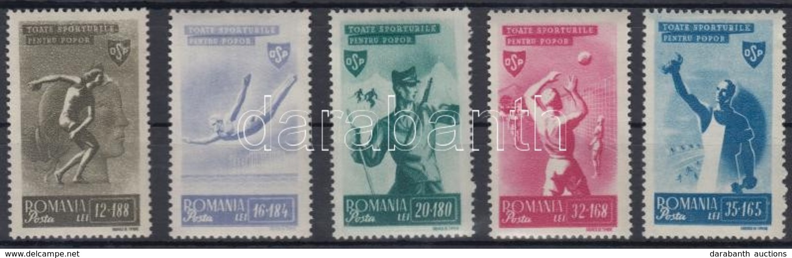 ** 1945 Sport (I.) Sor Mi 874-878 - Andere & Zonder Classificatie