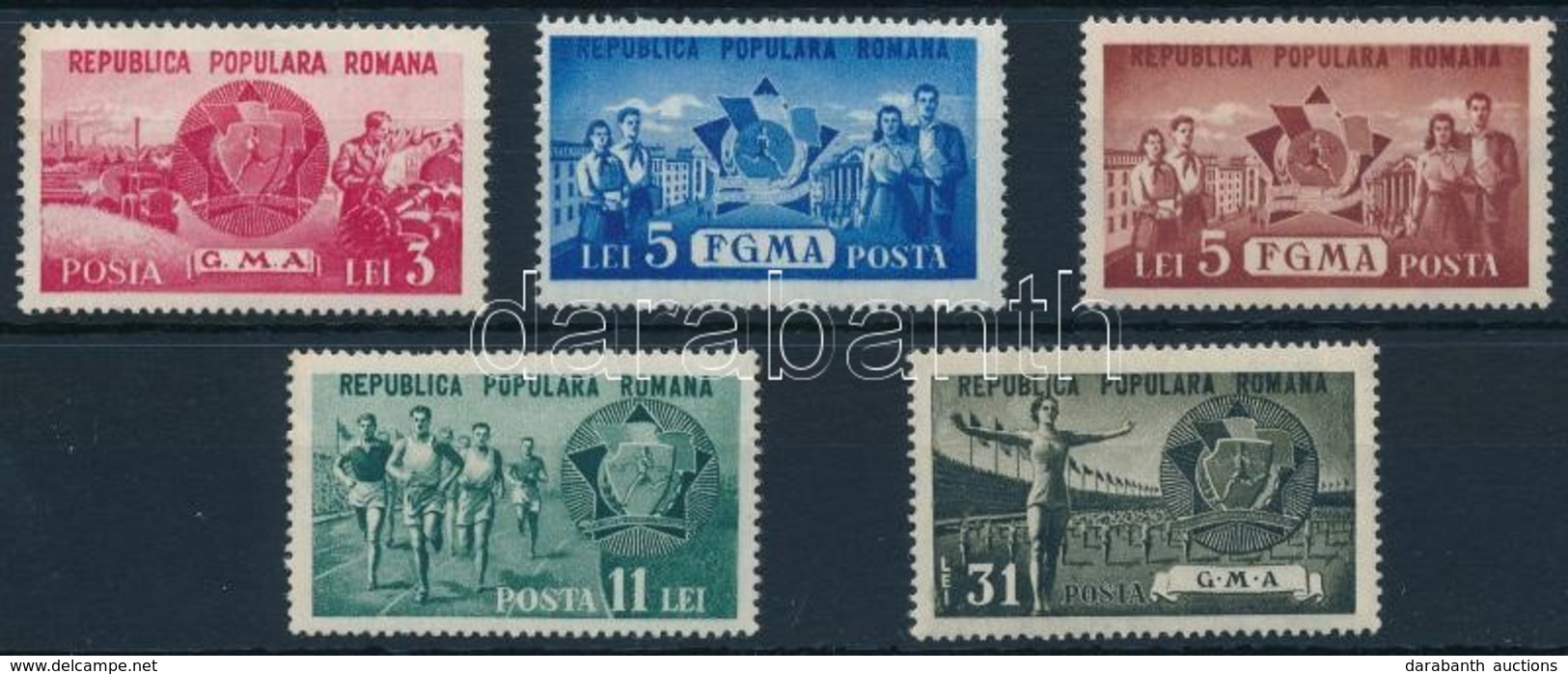 ** 1950 Sport Sor Mi 1242-1246 - Other & Unclassified