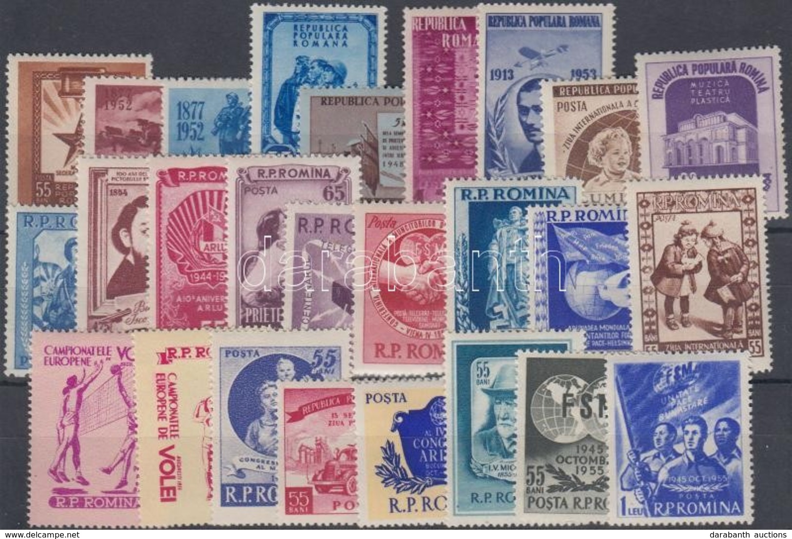 ** 1952-1955 26 Db Bélyeg, Közte Teljes Sorok - Other & Unclassified