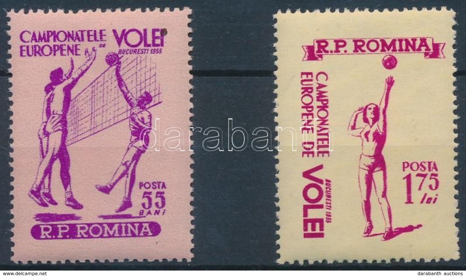 ** 1955 Röplabda EB Sor Mi 1517-1518 - Autres & Non Classés