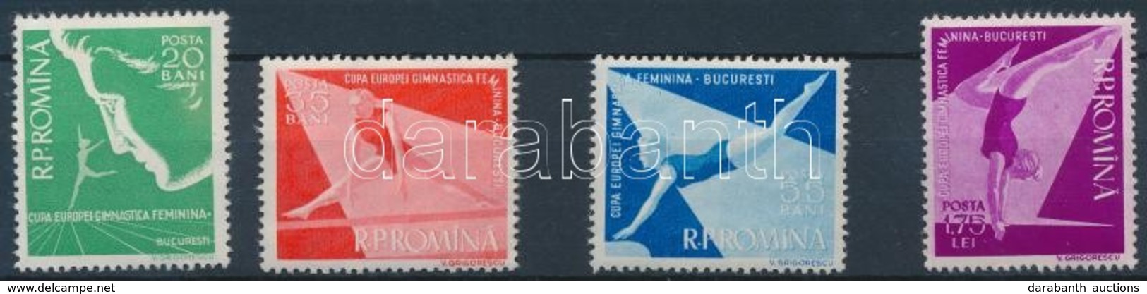 ** 1957 Európa Bajnokság Sor Mi 1639-1642 - Andere & Zonder Classificatie