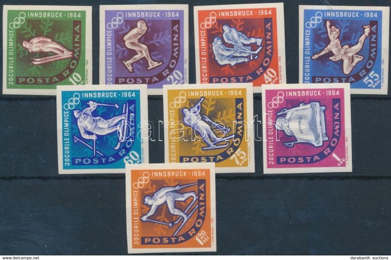 ** 1963 Téli Olimpia, Innsbruck Sor Mi 2203-2210 - Andere & Zonder Classificatie