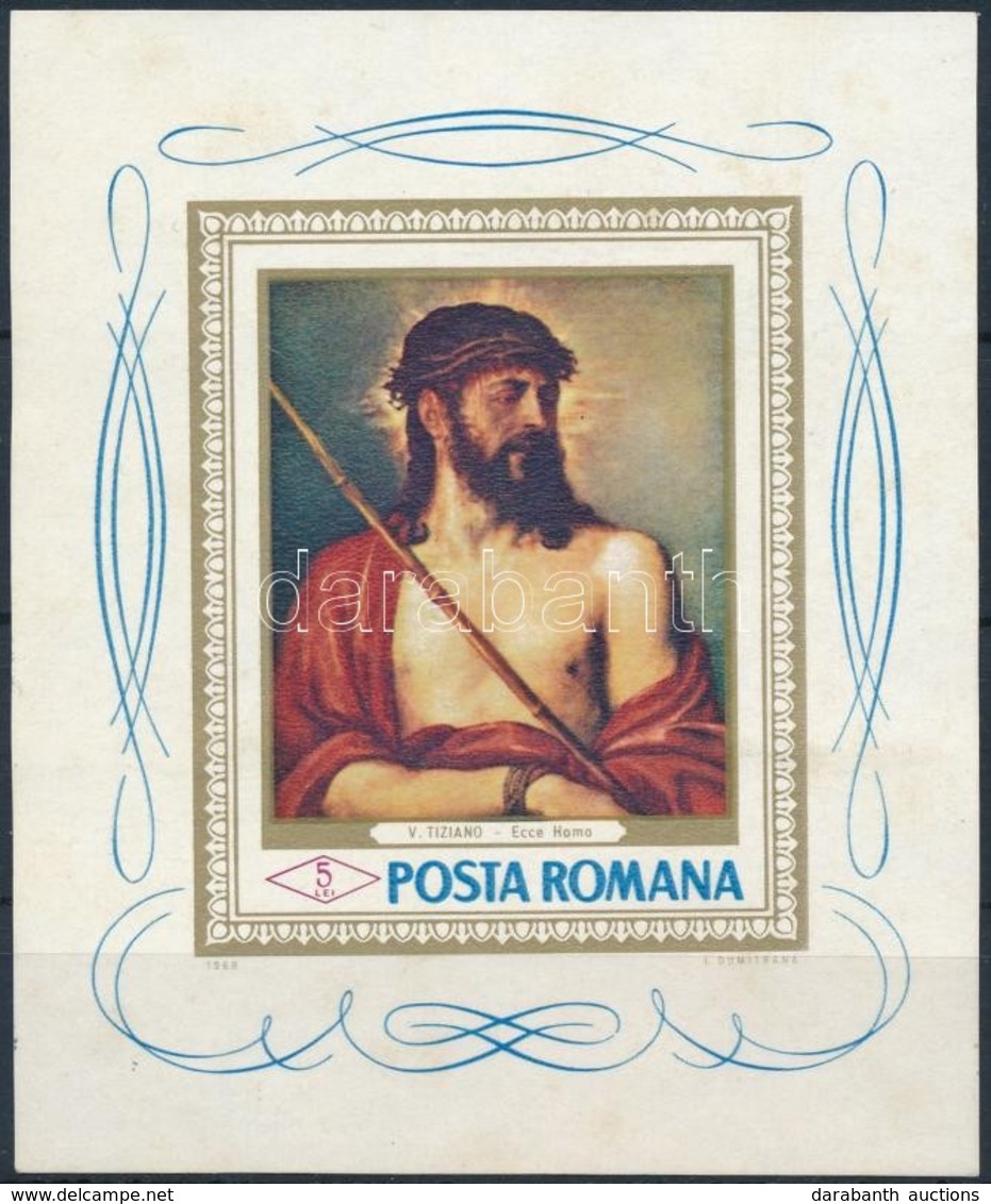 (*) 1968 Festmény Blokk Mi 65 - Autres & Non Classés