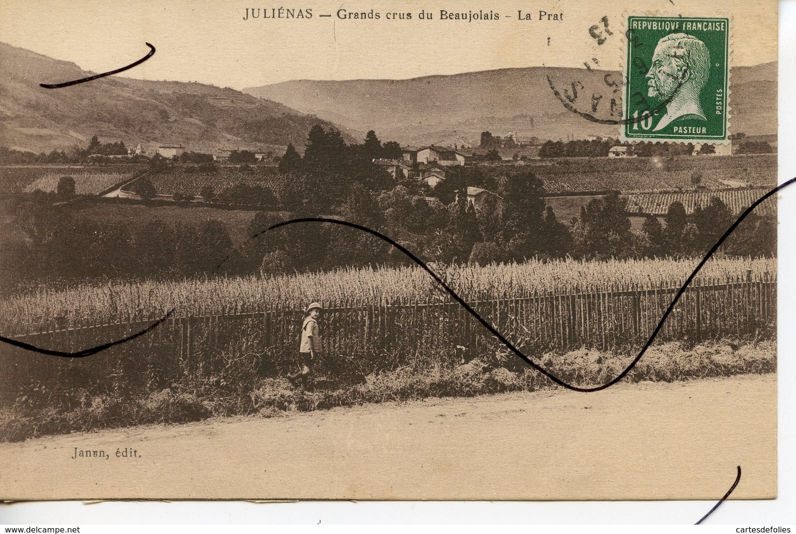 CPA . D69. JULIÉNAS Grands Crus Du Beaujolais. La Prat.  Janen Edit - Julienas