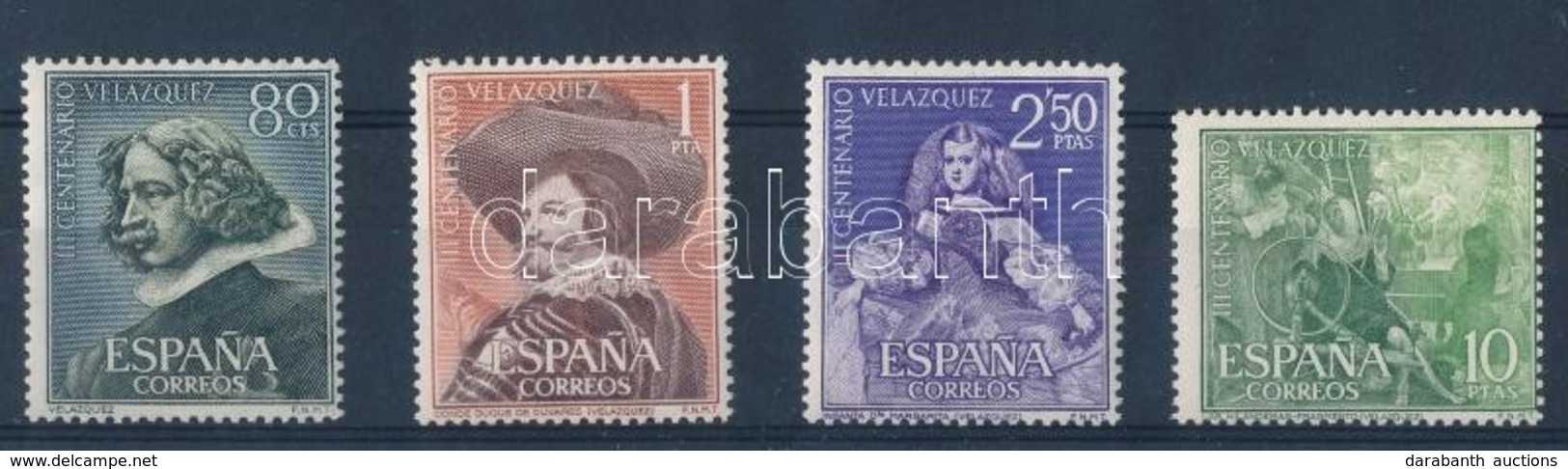 ** 1961 Velázquez Sor Mi 1235-1238 - Other & Unclassified