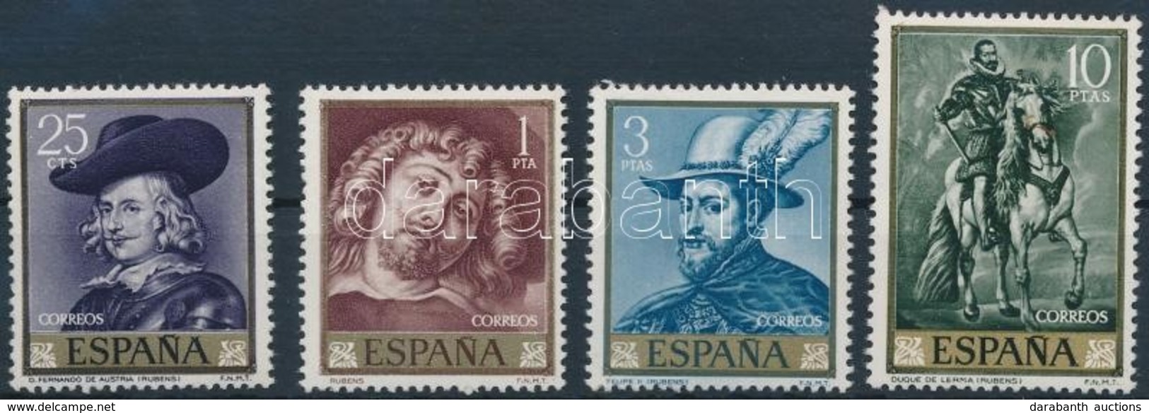 ** 1962 Festmények (VI.) Sor Mi 1322-1325 - Other & Unclassified