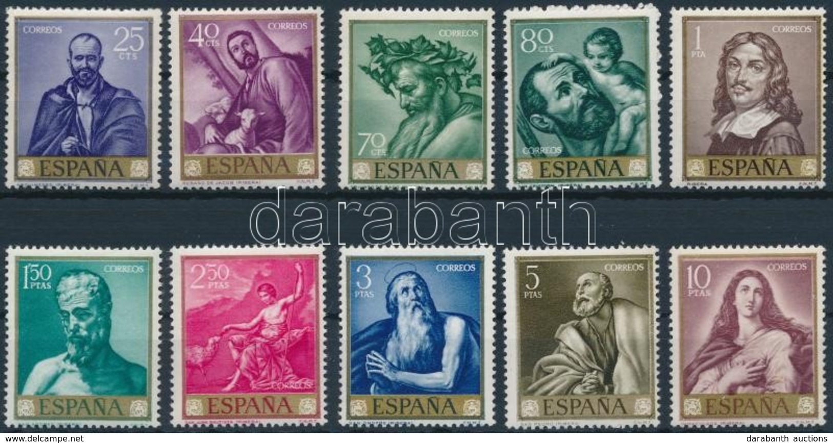 ** 1963 Festmények Sor Mi 1384-1393 - Other & Unclassified