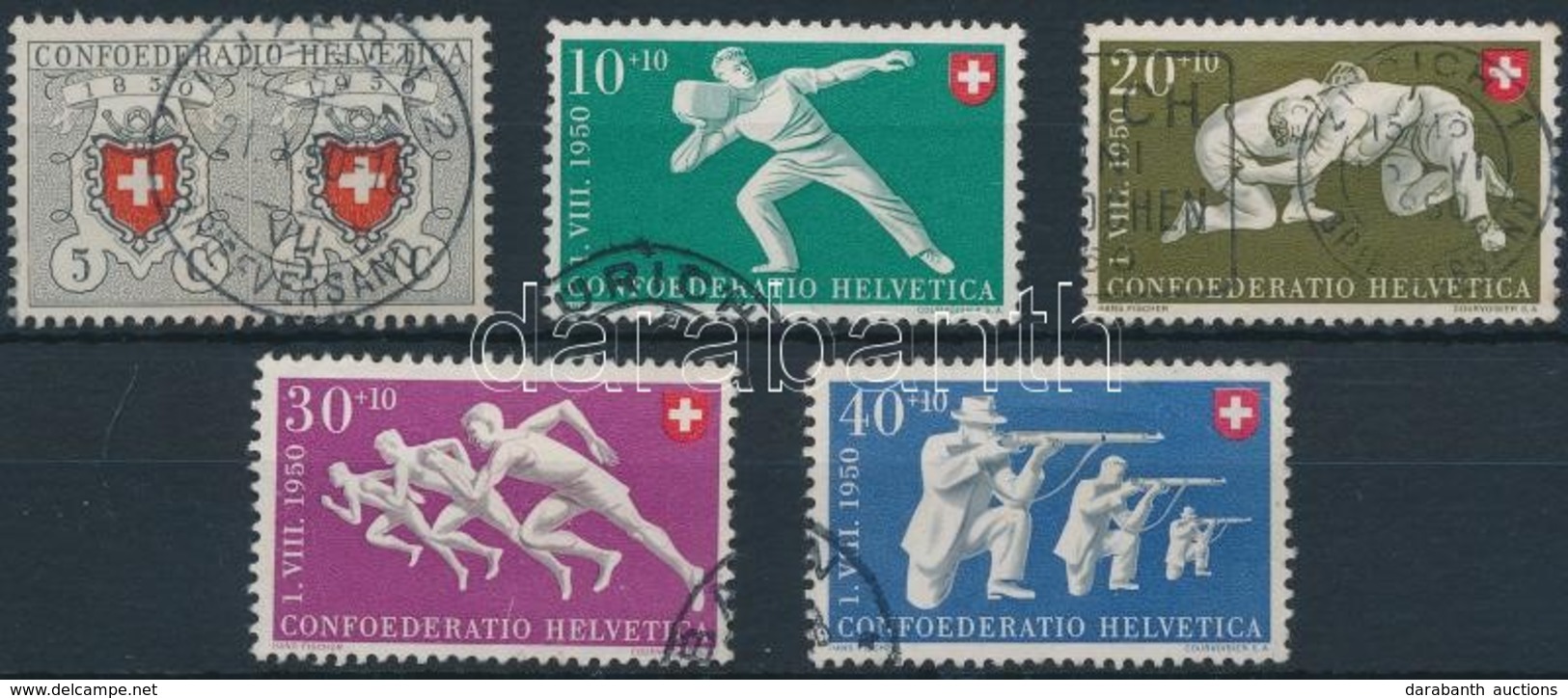 O 1950 Pro Patria Sor Mi 545-549 - Andere & Zonder Classificatie