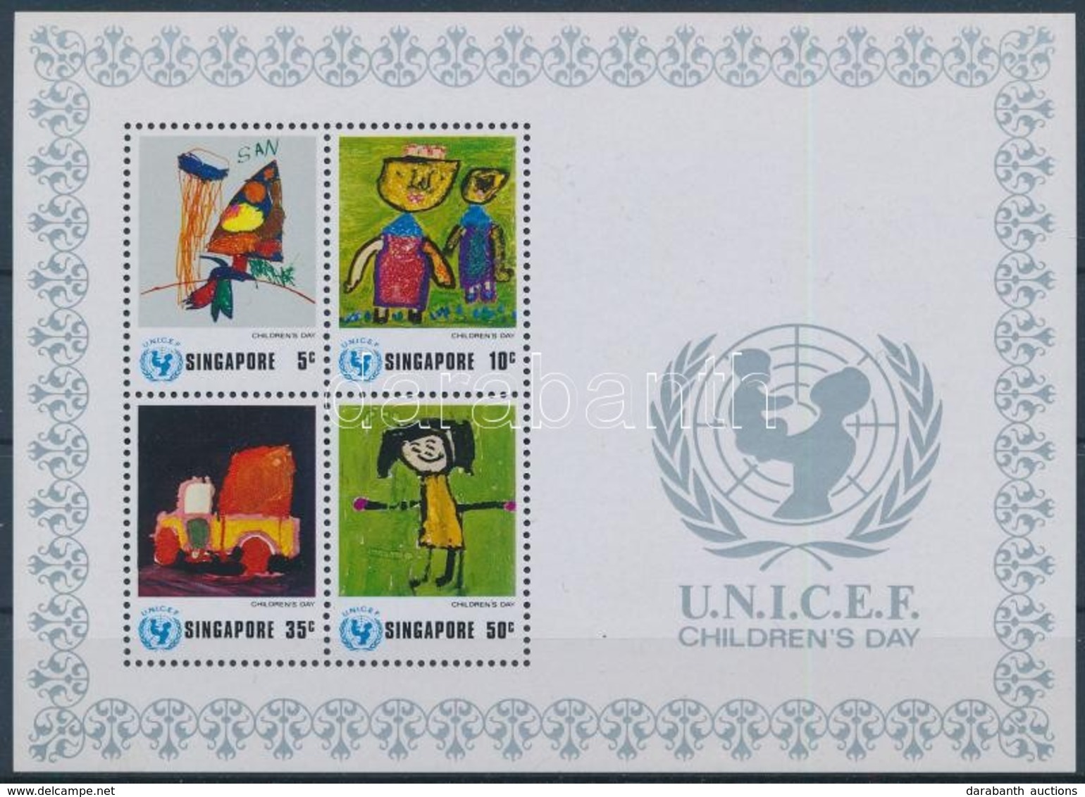 ** 1974 Unicef Blokk Mi 6 - Autres & Non Classés