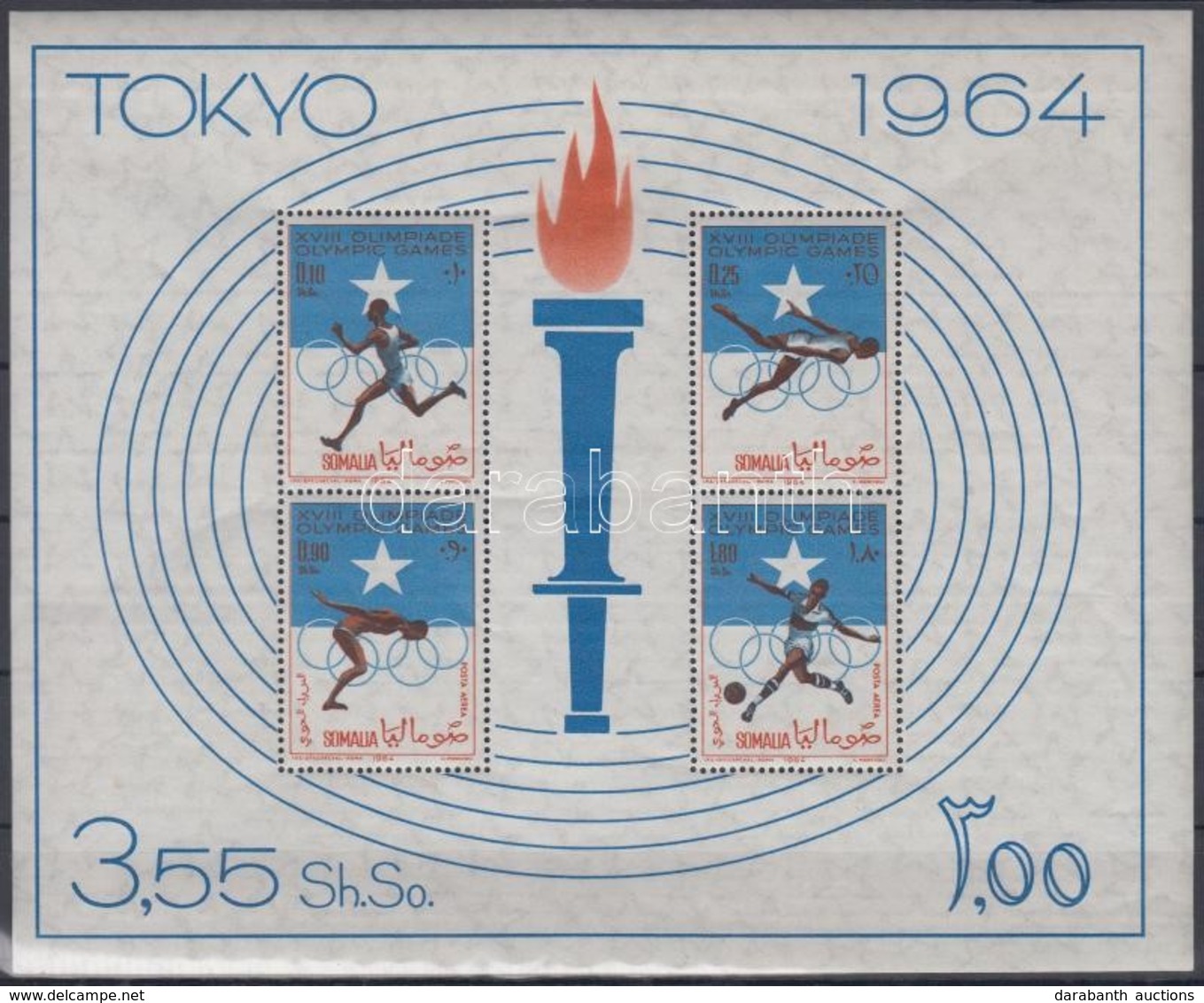 ** 1964 Tokiói Nyári Olimpia Blokk Mi 1 - Other & Unclassified