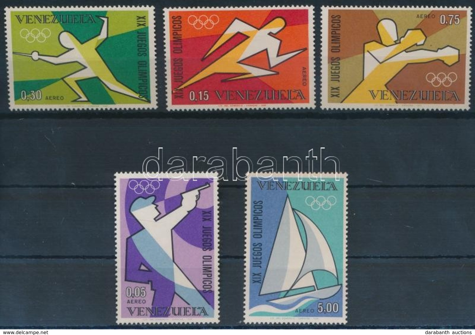 ** 1968 Nyári Olimpia Sor Mi 1747-1751 - Other & Unclassified