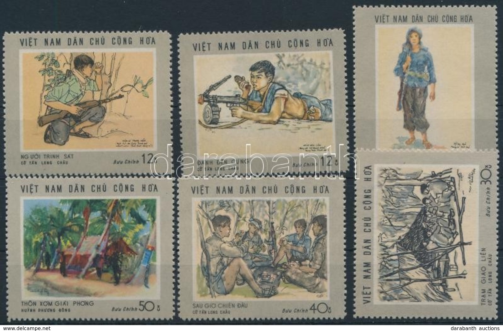 ** 1969 Festmény Sor Mi 575-580 - Other & Unclassified