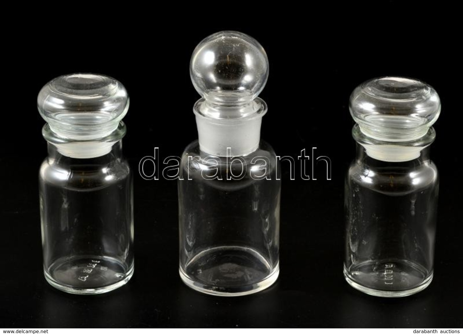 3 Db Fűszeres üveg, M: 10,5 és 13,5 Cm - Glas & Kristal