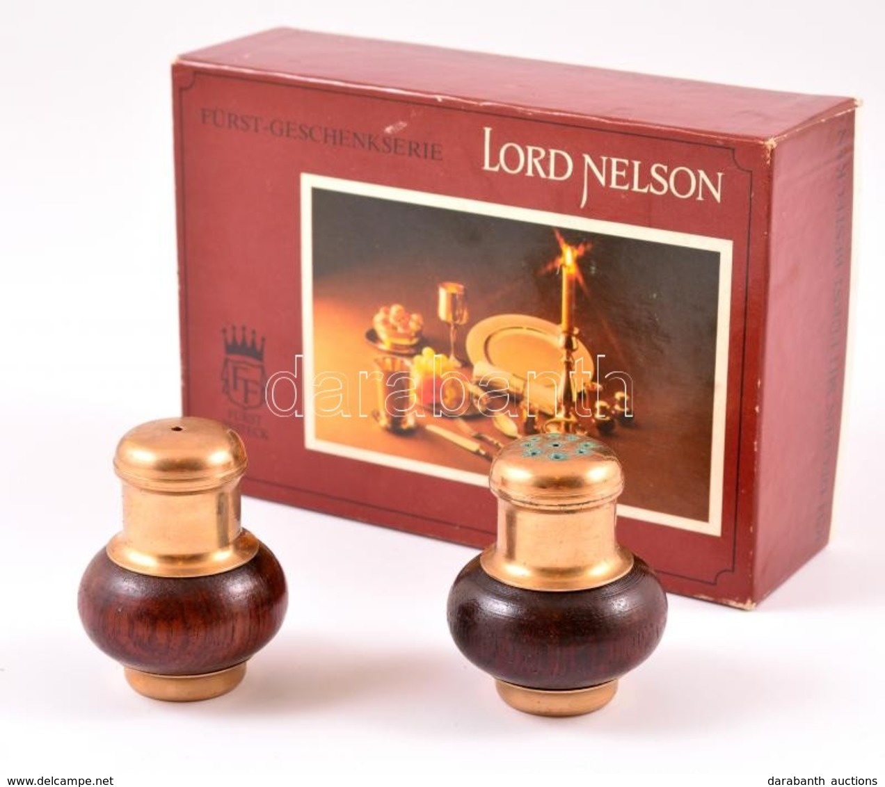 Lord Nelson Só-bors Tartó, Eredeti Dobozában, Enyhén Kopott - Other & Unclassified