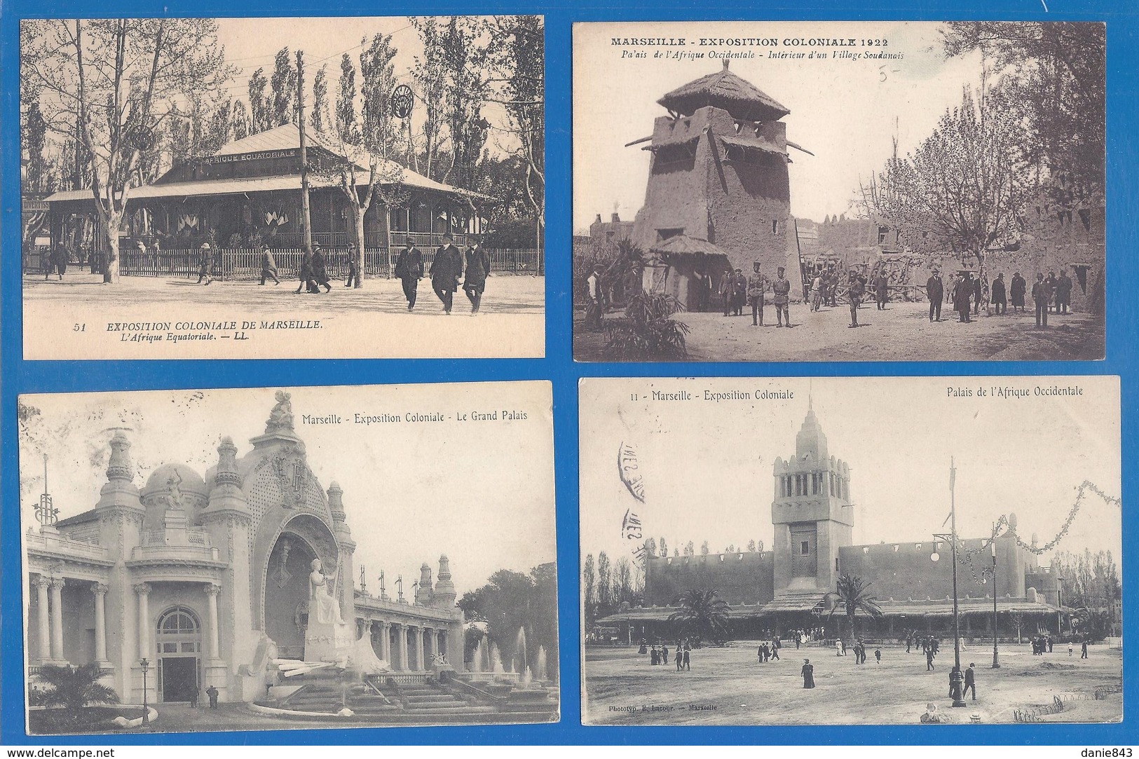 LOT DE 49 CPA - MARSEILLE - EXPOSITION COLONIALE DE 1906 -  Toutes Les Cartes Sont Visibles Sur Les Scans - Non Classés