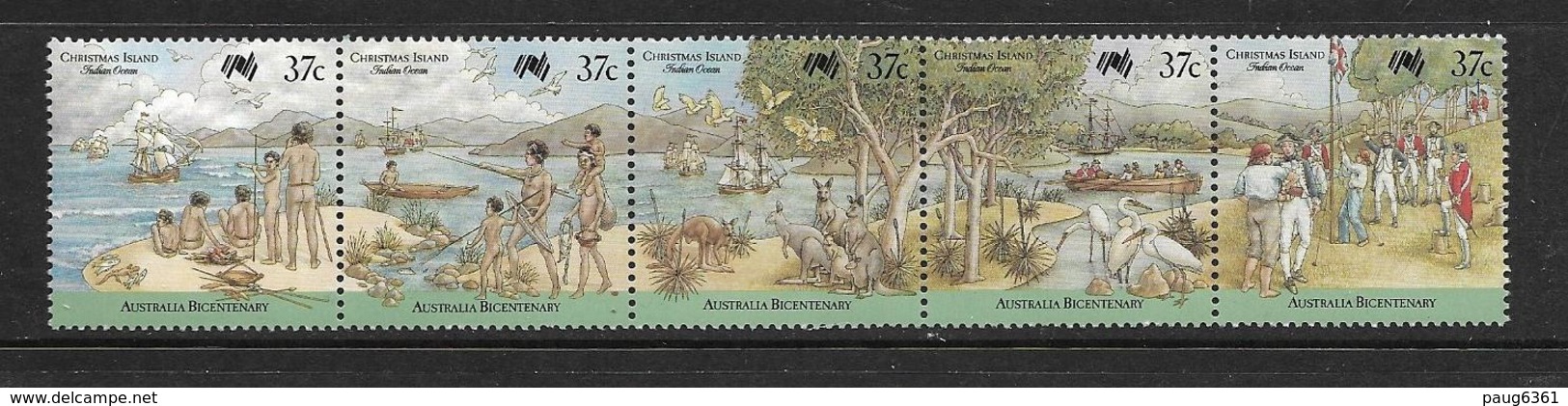 ILES CHRISTMAS 1988 BICENTENAIRE AUSTRALIE  YVERT N°244/48 NEUF MNH** - Samoa