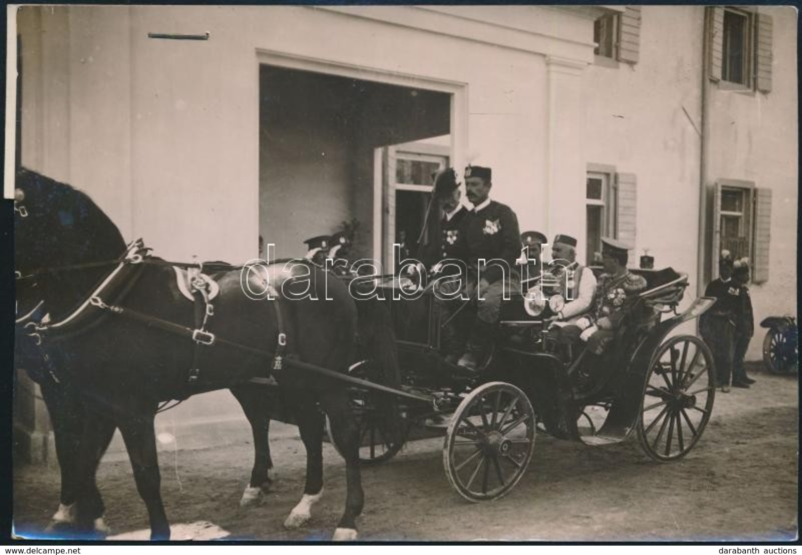 1913 Albánia, Skutari- Essad Pasa, Albánia Fejedelme.  Korabeli Sajtófotó Hozzátűzött Szöveggel /  Albania Ruler Pasha E - Andere & Zonder Classificatie