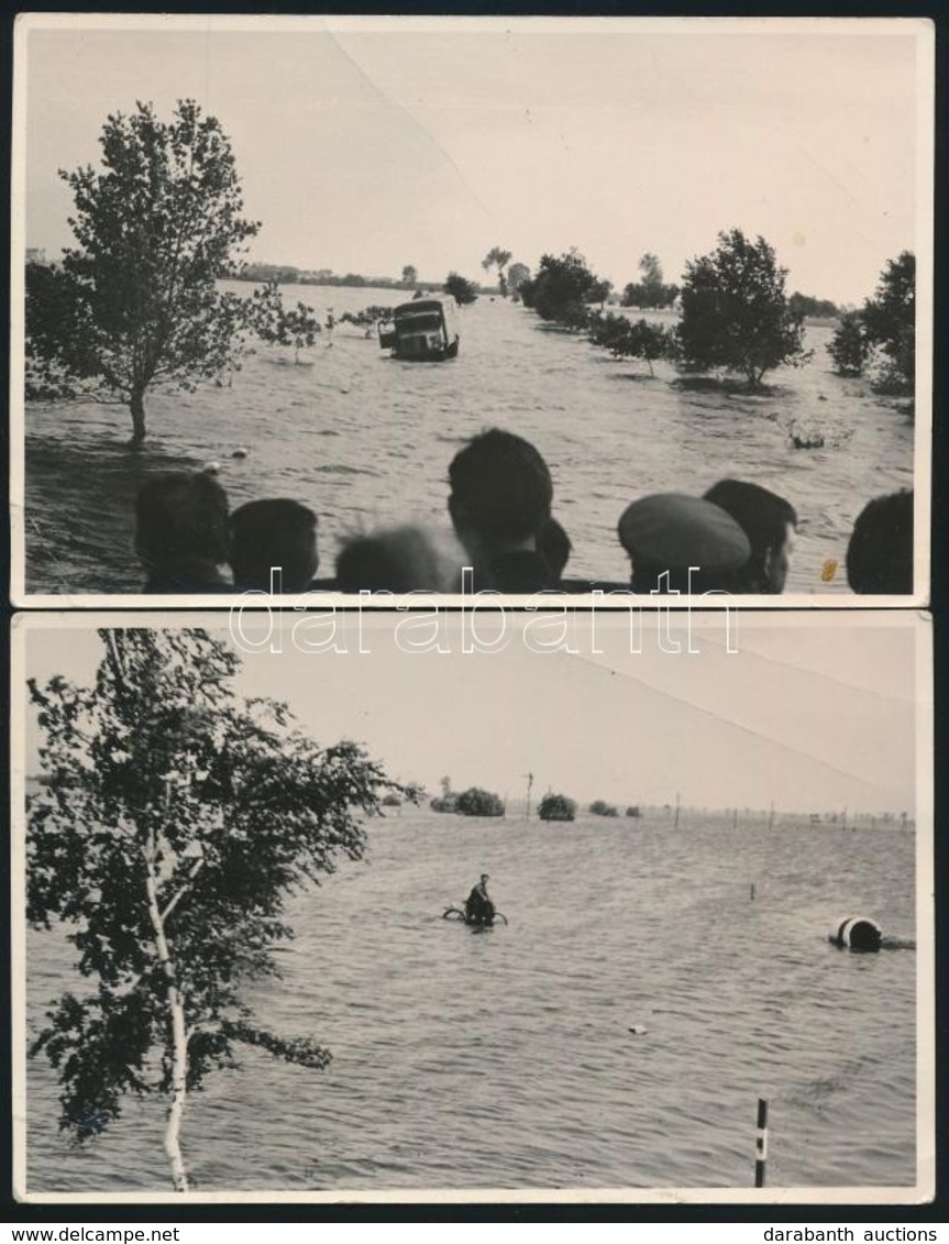 1965 Komárom árvízi Fotók 9x12 Cm - Autres & Non Classés