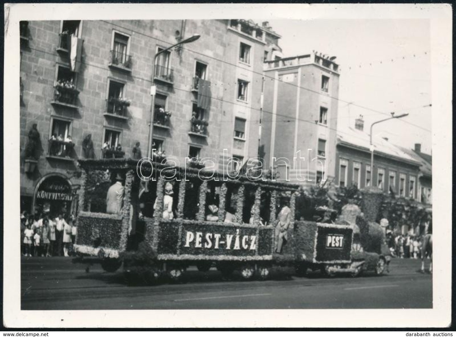 Cca 1960 A Pest-Vác Vasútvonal ünneplése, Fotó, 11×8 Cm - Andere & Zonder Classificatie