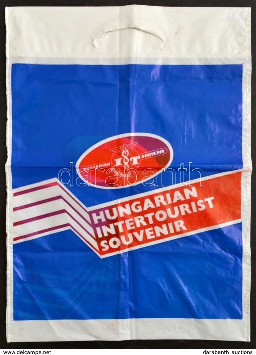 Hungarian Intertourist Souvenir Reklám Nejlonzacskó, 46x33 Cm - Reclame