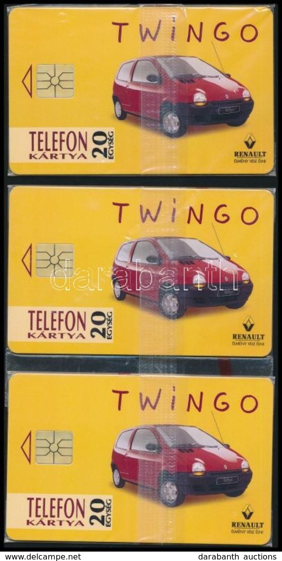 1994 Renault Twingo.3 Db Használatlan Telefonkártya, Bontatlan Csomagolásban - Unclassified