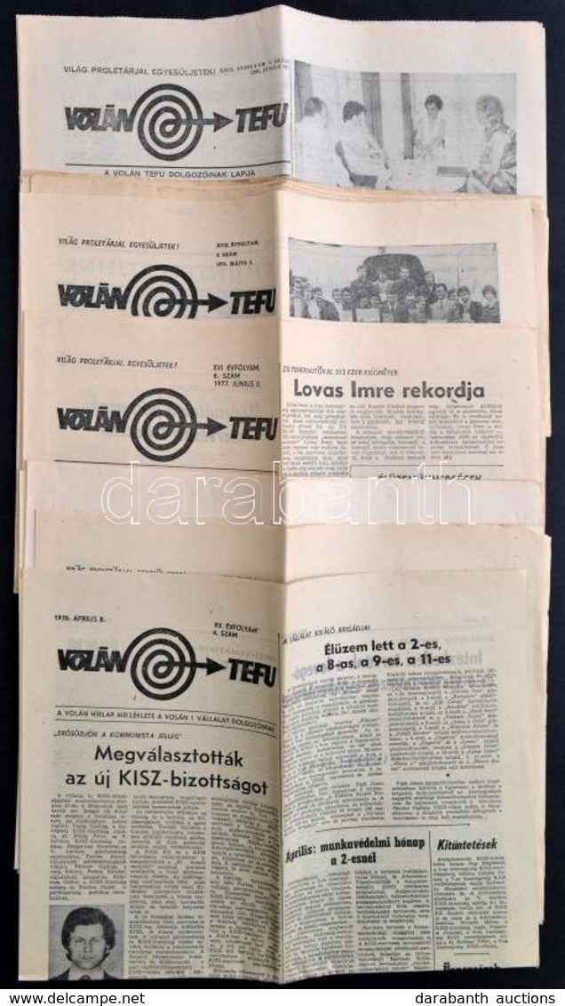 1976-1980 Volán TEFU Folyóirat, 11 Száma. - Non Classés