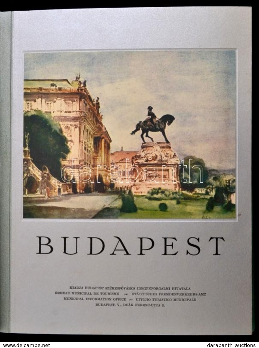 1931 Budapest. Csánky Dénes Illusztrációival. Bp., Budapest Székesfőváros Idegenforgalmi Hivatala, 2 P.+14 T. (Csánky Dé - Zonder Classificatie