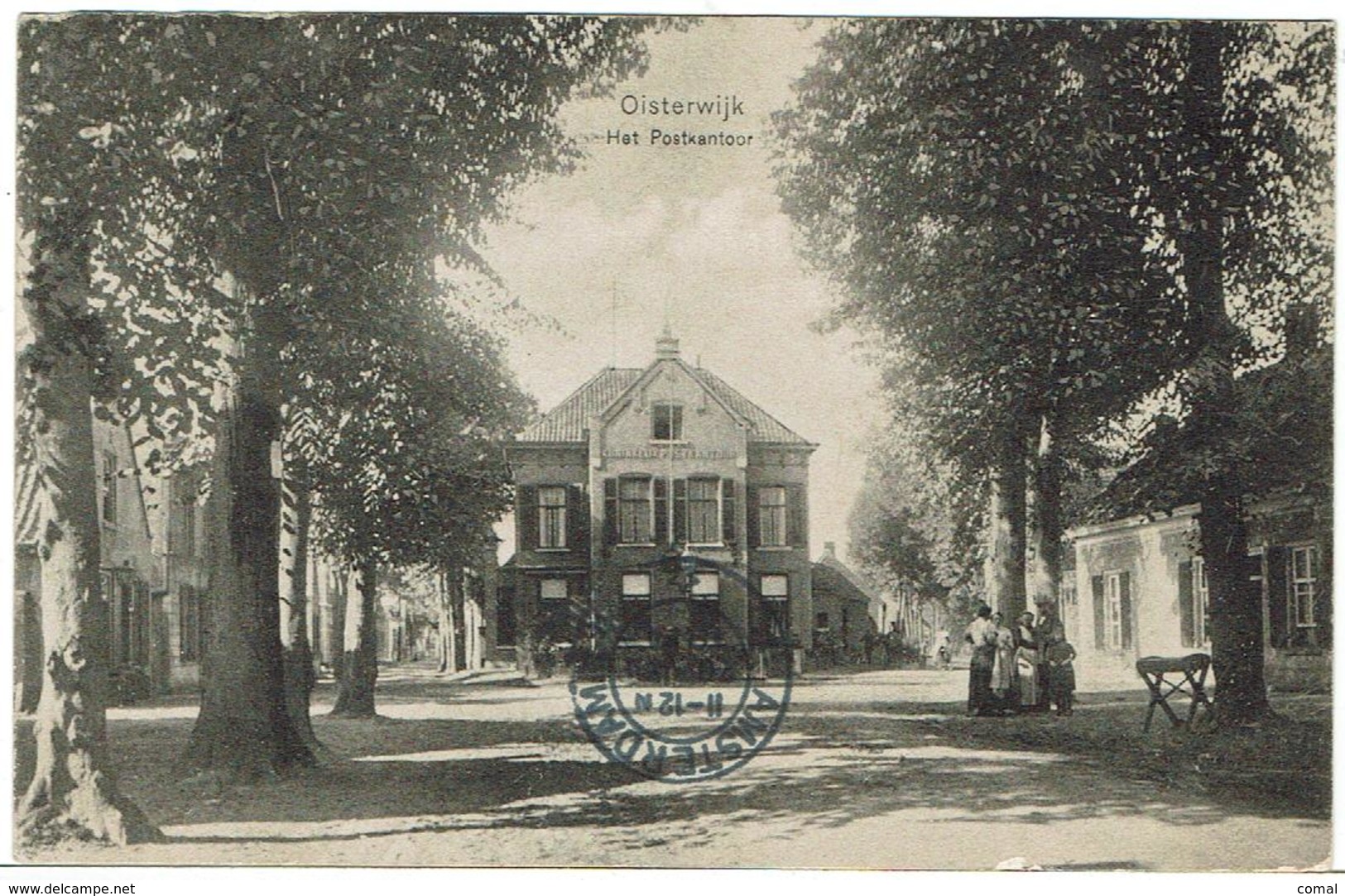 CPA - PAYS BAS - OISTERWIJK - Het Postkantoor - 1914 - Andere & Zonder Classificatie