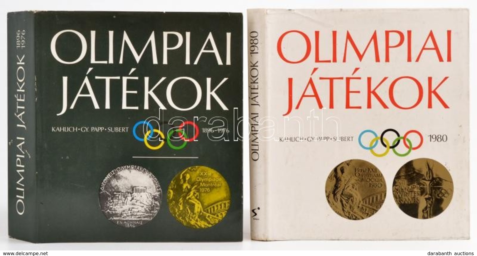 Kahlich Endre-Gy. Papp László-Subert Zoltán: Olimpiai Játékok 1896-1976. 1980. Két Kötet Bp., 1977, 1980 Sport. Kiadói E - Ohne Zuordnung