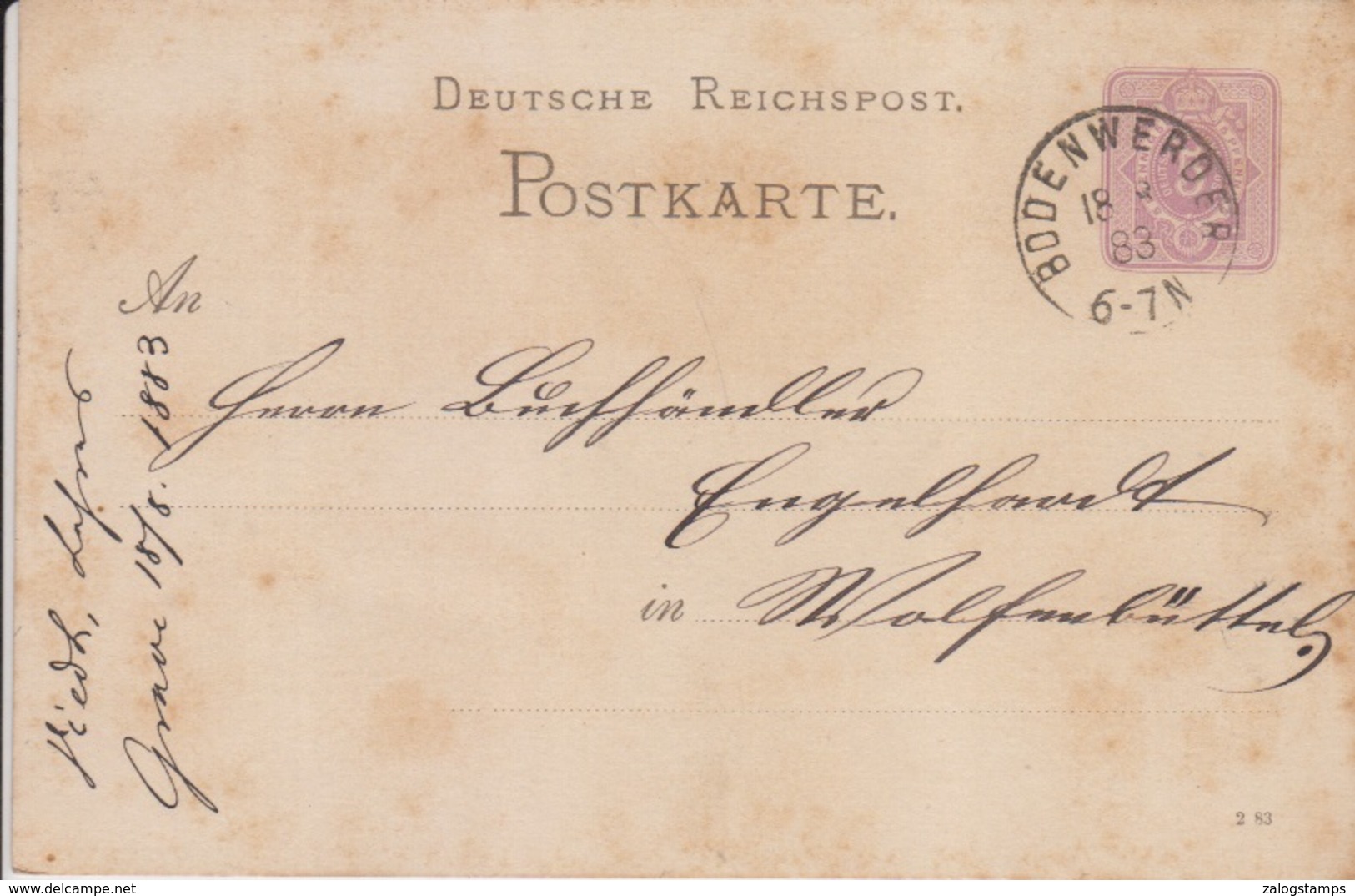 Germany Post Card  (A-3084) - Covers & Documents