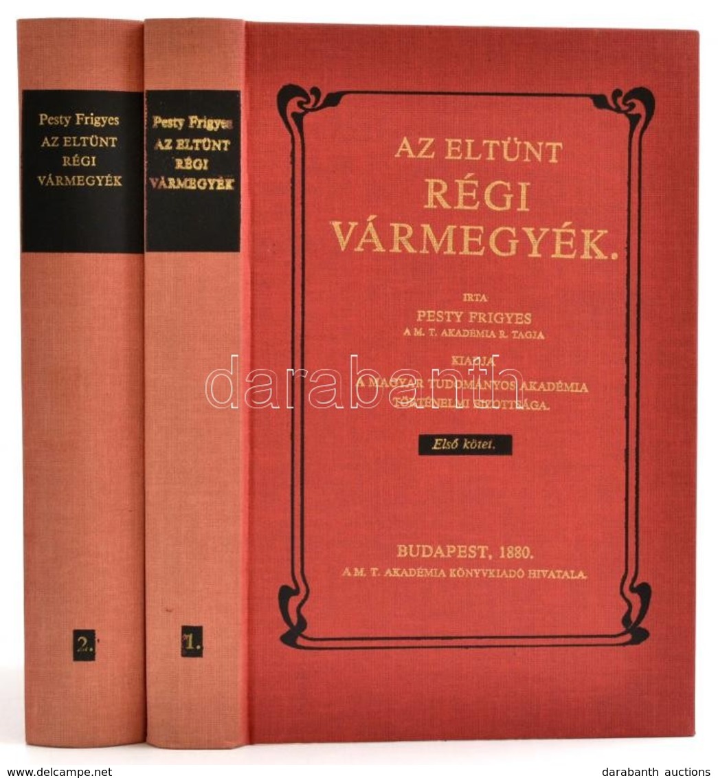 Pesty Frigyes: Az Eltünt Régi Vármegyék I-II. Bp., 1988, Állami Könyvterjesztő Vállalat-Könyvértékesítő Vállalat. Kiadói - Non Classés