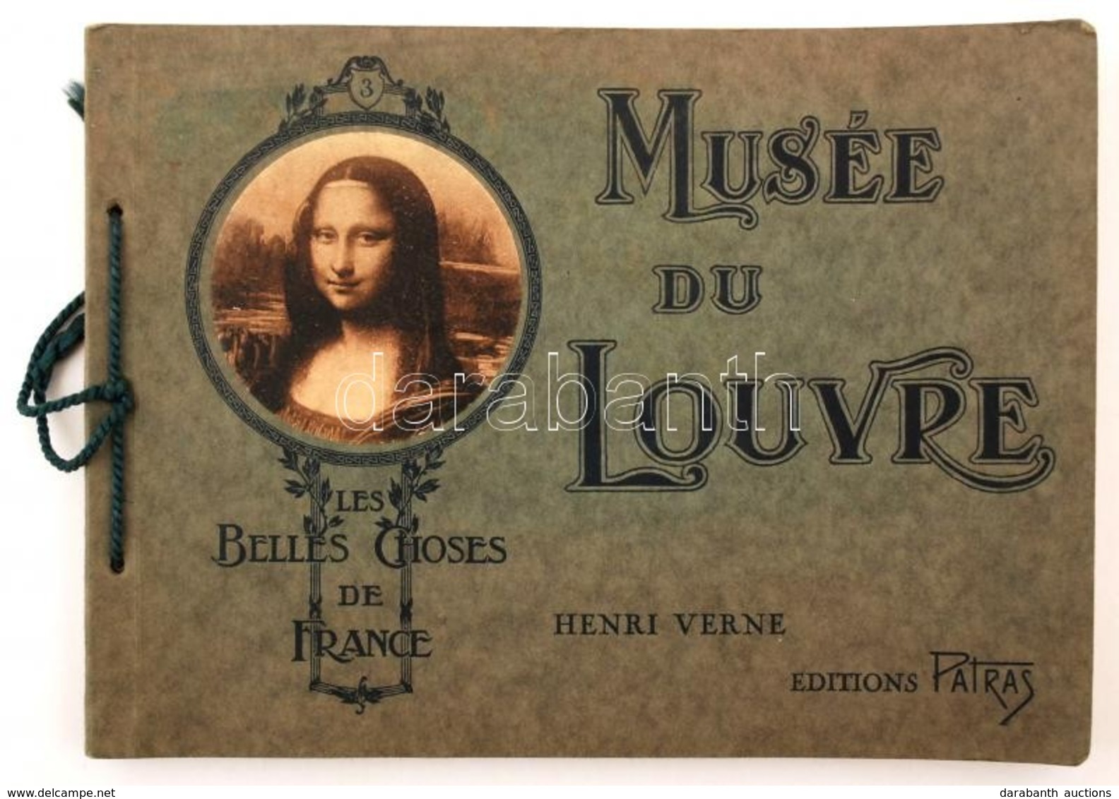 Henri Verne: Musée Du Louvre. Les Belles Choses De France. Paris, é.n., L. Patras, 4 P. + 24 T. Kiadói Fűzött Papírkötés - Zonder Classificatie