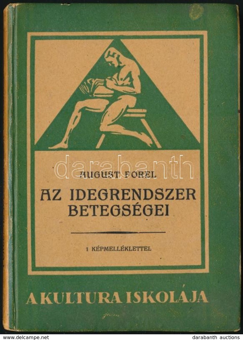 Forel, August: Az Idegrendszer Betegségei. Bp., é. N., Kultura. A Bevezetőt író Décsi Imre (1881-1944?) Dedikációjával Z - Unclassified