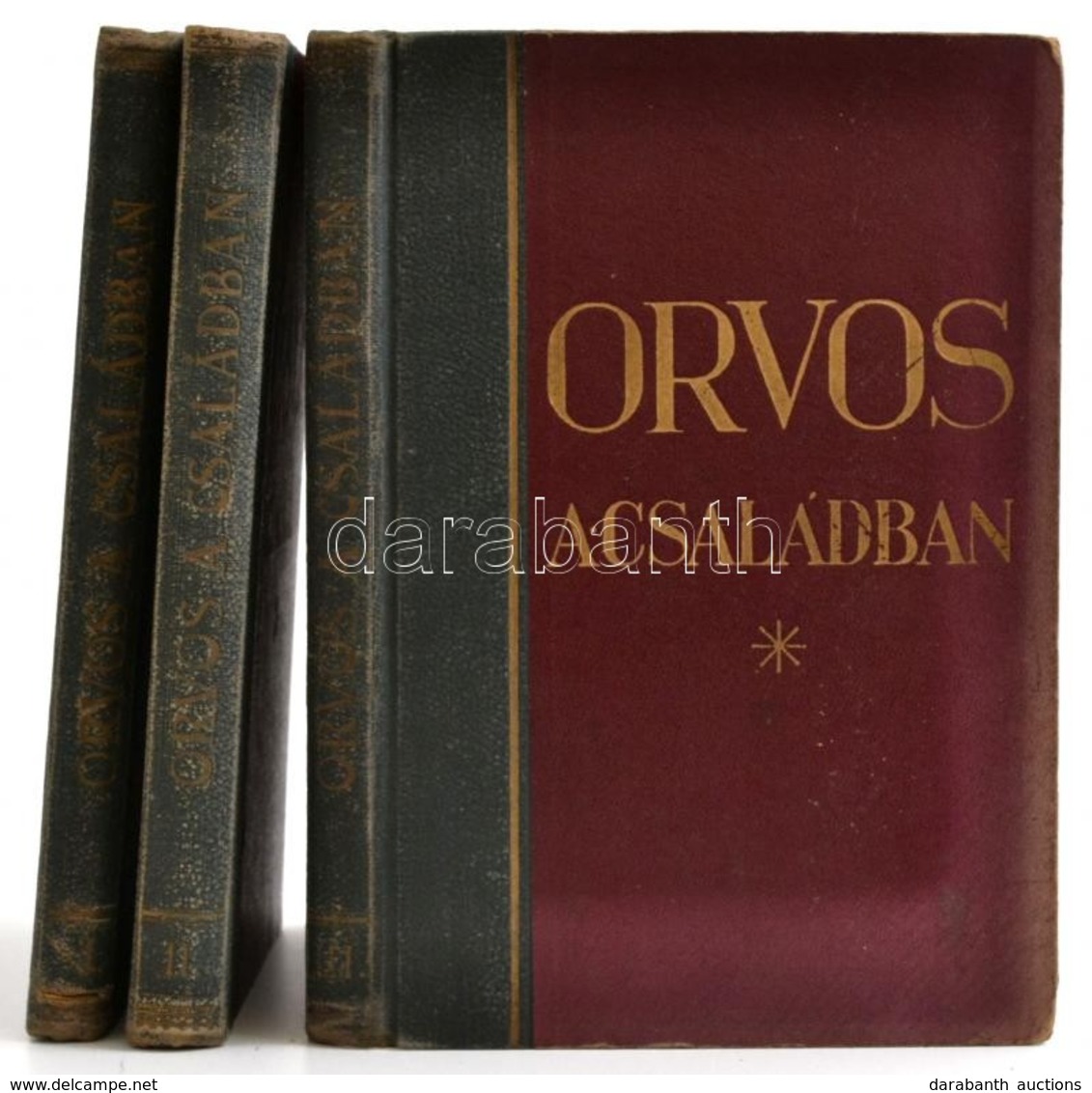 Orvos A Családban I-III. Kötet. Szerk.: Dr. Kovács György. Bp.,é.n.,Tolnai. Kiadói Aranyozott Félbőr-kötés, Kopott Borít - Unclassified