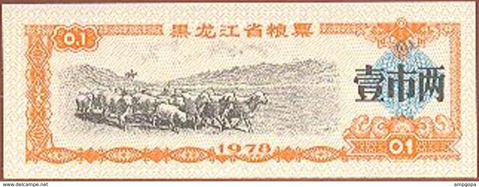 China 0.10 Jin Heilongjiang 1978 Ref 355 1 UNC - China