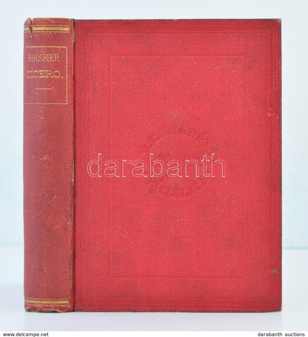 Boissier,Gaston: Cicero és Barátai.Tanulmány A Caesar Korabeli Római Társadalom Fölött. Bp., 1876.
 MTA. Aranyozott Egés - Zonder Classificatie