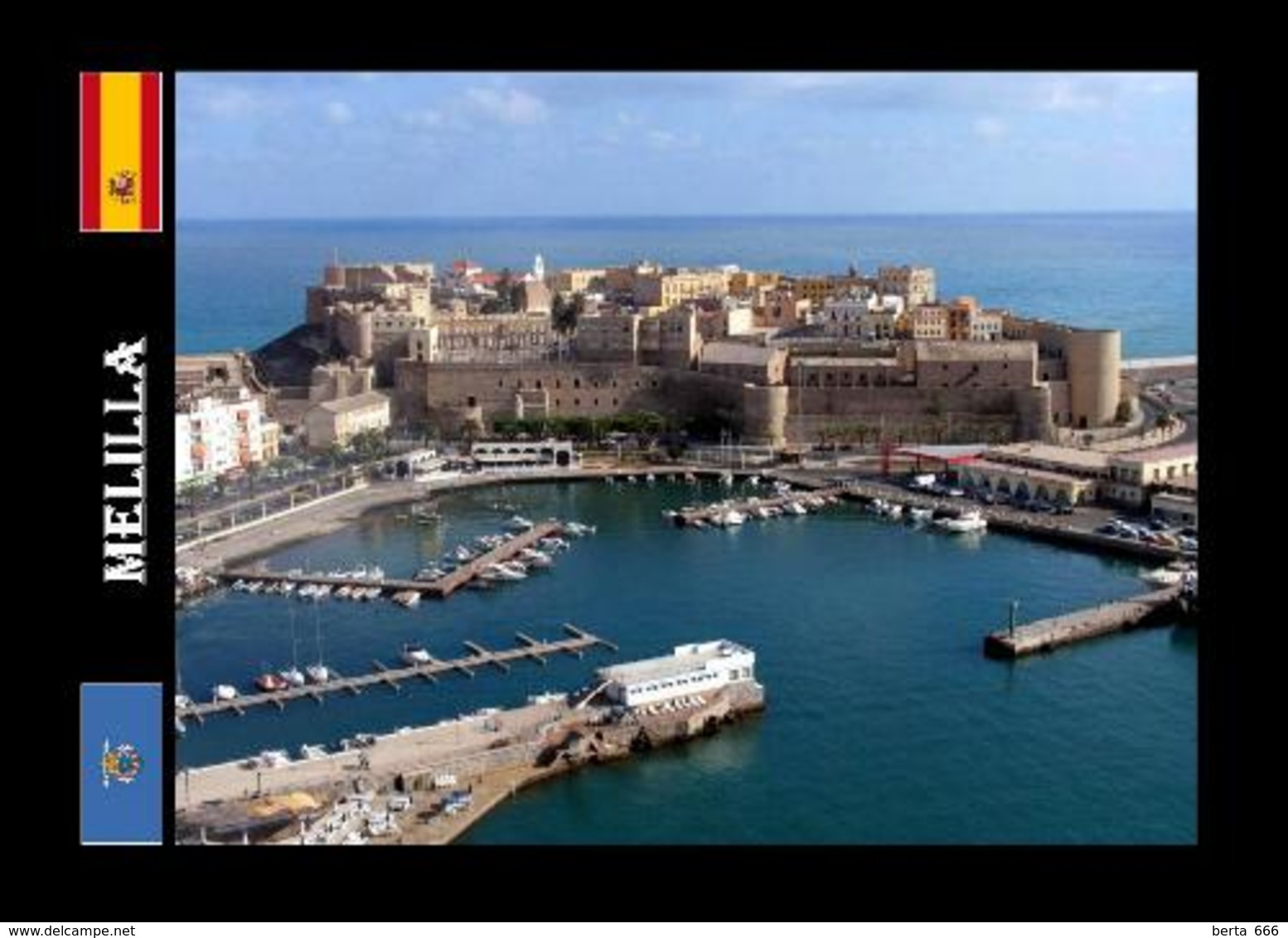 Melilla City Port New Postcard - Melilla