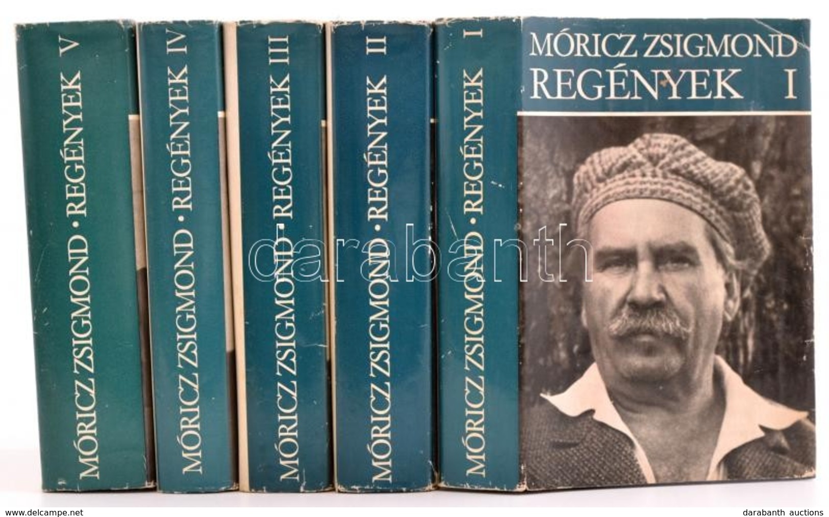 Móricz Zsigmond: Regények. I-V. Bp.,1975-1977 Szépirodalmi. Kiadói Egészvászon-kötés. +Arany János összes Költeményei I- - Non Classés