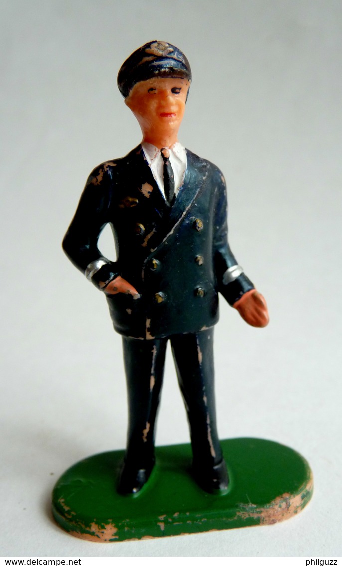 FIGURINE ELASTOLIN / OUGEN PUBLICITAIRE AIR FRANCE PILOTE - Other & Unclassified