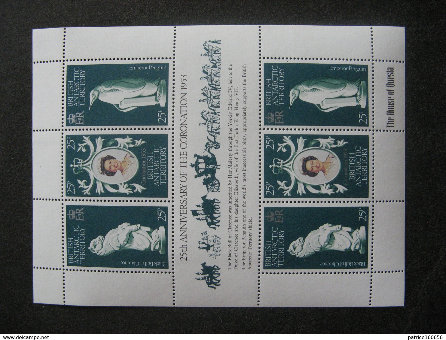 Territoire Antarctique Britannique: TB Feuille De 2 Triptyques  N° 75 à 77, Neuve XX. - Unused Stamps