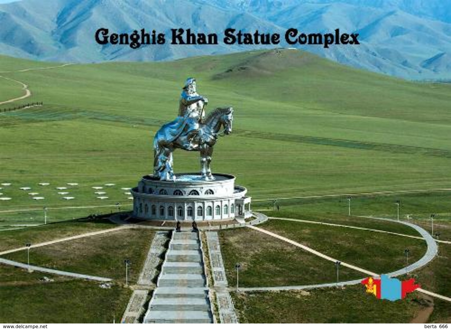 Mongolia Genghis Khan Statue Complex New Postcard Mongolei AK - Mongolei