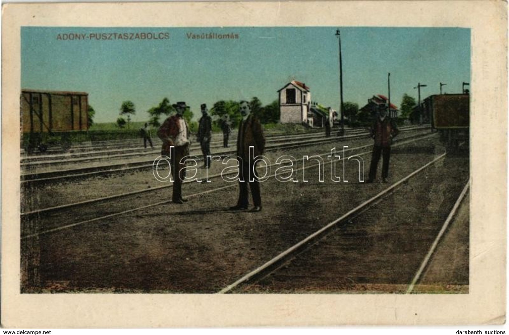 T2/T3 1920 Adony-Pusztaszabolcs, Vasútállomás (EK) - Non Classés